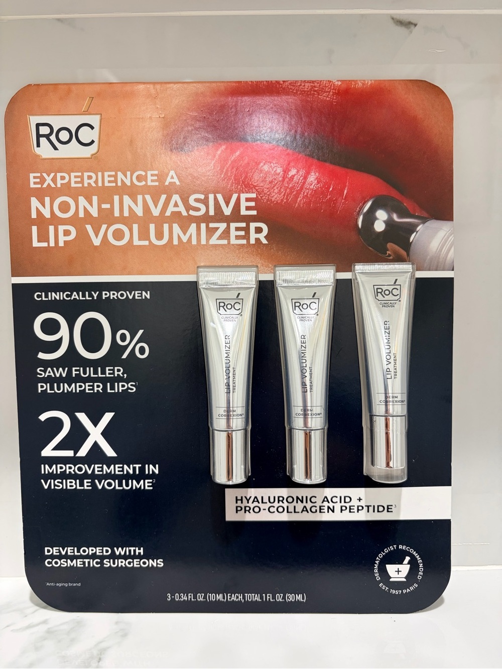 RoC Non-Invasive Lip Volumizer Trio - Silver